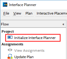 图5 Initialize Interface Planner