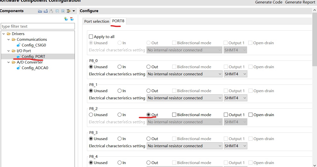 图8 PROT 口配置