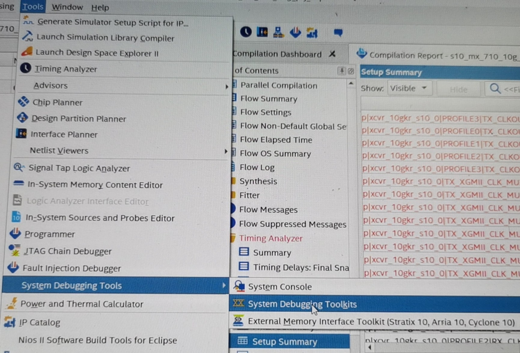 图5 启动 System Debugging Toolkits