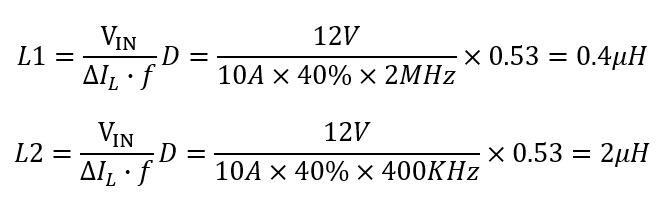 图3 电感计算公式