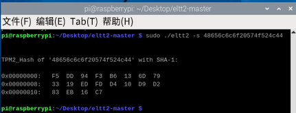 图7 SHA-1 哈希计算结果