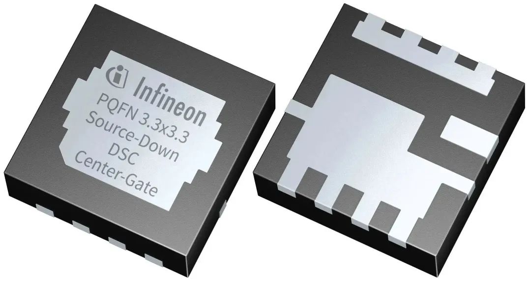 图2 Infineon PQFN 3.3 x 3.3 Source-Down DSC Center-Gate