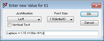 图2 在 “Value” 输入 “Laplace=xxxx”