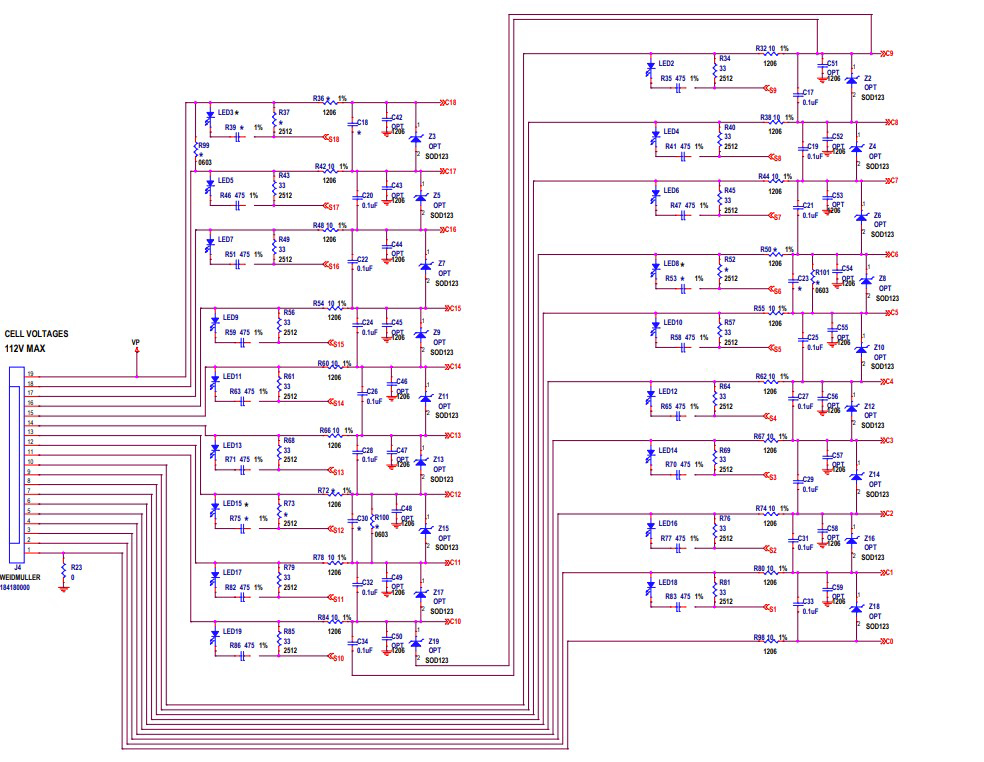 图3 LTC6813 参考电路